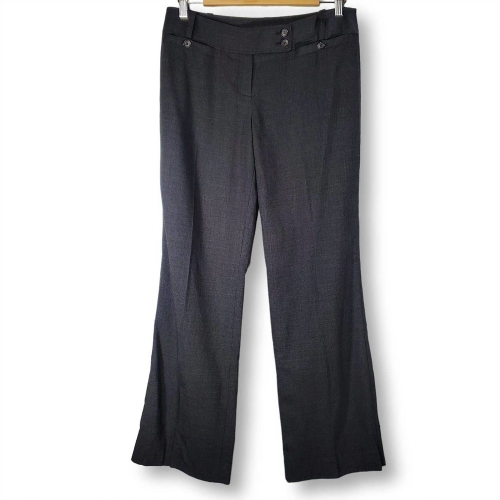 Ann Taylor Petites Lindsay Trouser Pants Charcoal Gray Size 4p